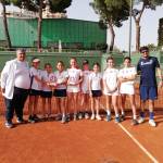 Equipo Femenino con la UE Campeonato Alevín por Equipos de Madrid 2024